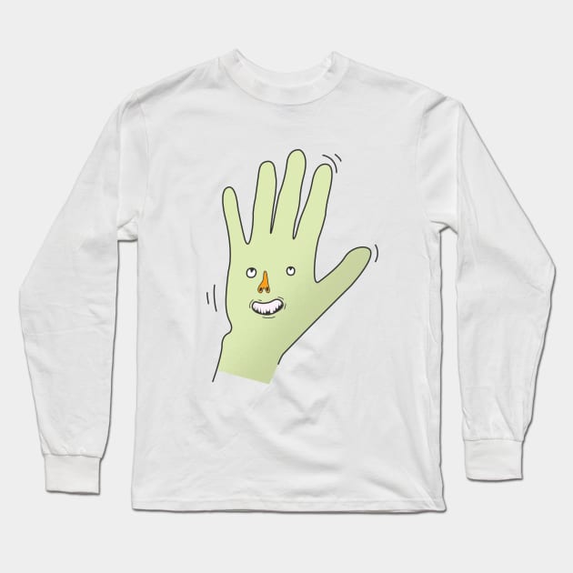 Hand Long Sleeve T-Shirt by now83